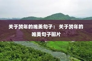 关于跨年的唯美句子: 关于跨年的唯美句子图片 关于跨年的唯美句子: 关于跨年的唯美句子图片