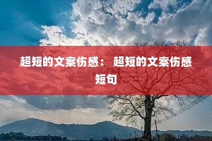 超短的文案伤感: 超短的文案伤感短句 超短的文案伤感: 超短的文案伤感短句