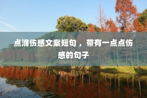 点滴伤感文案短句 ,带有一点点伤感的句子 点滴伤感文案短句 ,带有一点点伤感的句子