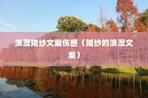 浪漫婚纱文案伤感(婚纱的浪漫文案) 浪漫婚纱文案伤感(婚纱的浪漫文案)