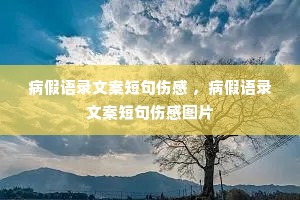 病假语录文案短句伤感 ,病假语录文案短句伤感图片 病假语录文案短句伤感 ,病假语录文案短句伤感图片