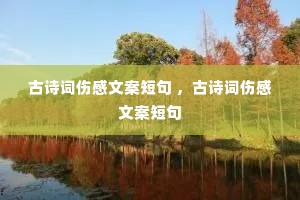 古诗词伤感文案短句 ,古诗词伤感文案短句 古诗词伤感文案短句 ,古诗词伤感文案短句