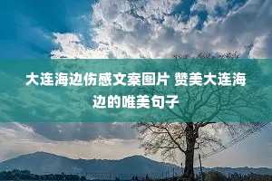 大连海边伤感文案图片 赞美大连海边的唯美句子 大连海边伤感文案图片 赞美大连海边的唯美句子