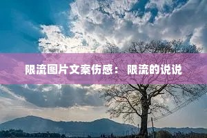 限流图片文案伤感: 限流的说说 限流图片文案伤感: 限流的说说